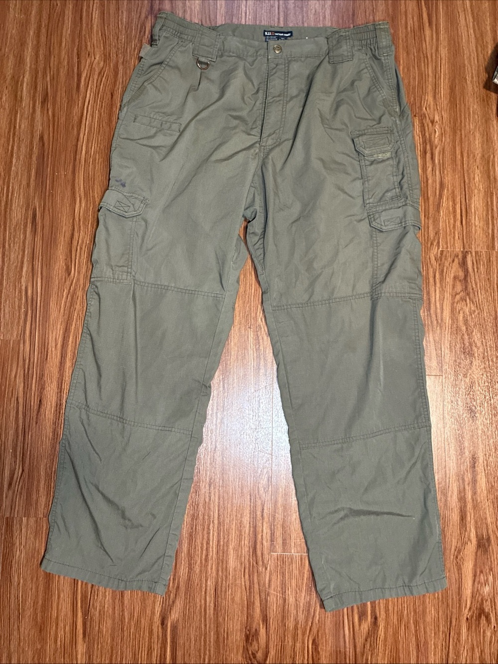 511 5.11 Tactical Taclite Pro Cargo Pants Mens 40x32.  Green 74273